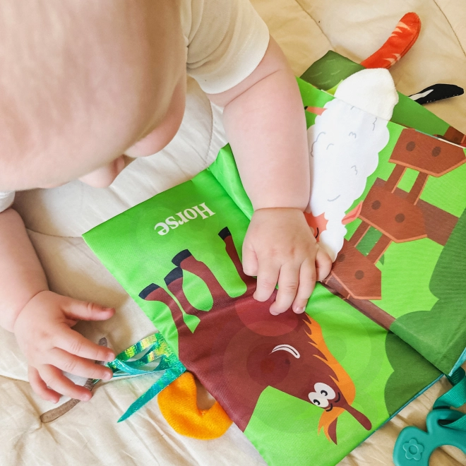 Boek van dierlijke staarten stoffen WOOPIE