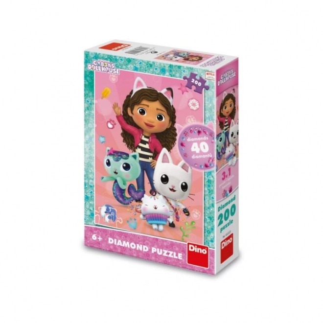 Leuk Puzzel 200 Stukjes met Diamanten