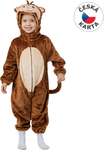 Costume de carnaval petit singe pour enfants, taille 92-104 cm