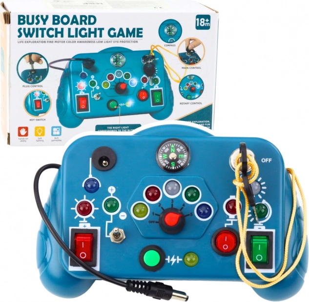 Tapis sensoriel interactif pour enfants avec 13 activités
