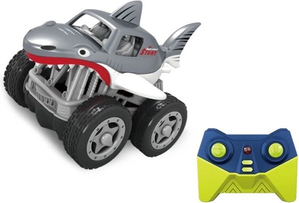 RC mini auto Requin – voiture tout-terrain grise télécommandée