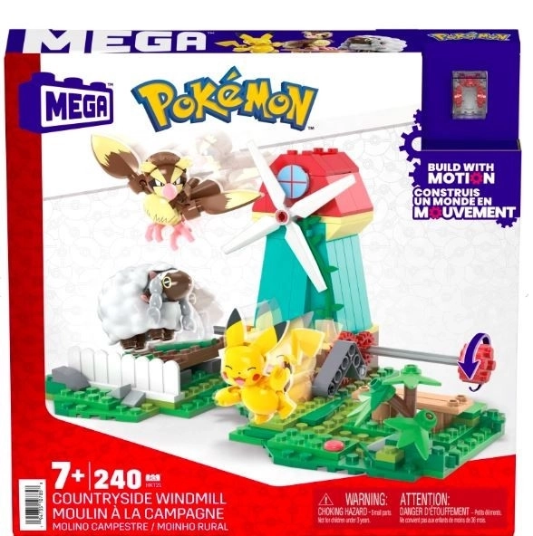 Bouwset Pokémon landelijke windmolen