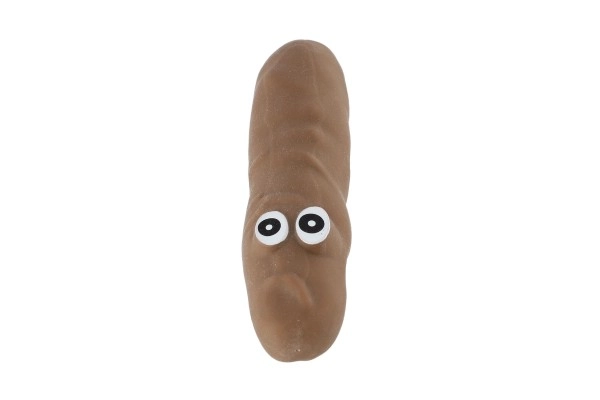 Poep antistress 14cm elastisch vormbaar in zakje 12st in doos