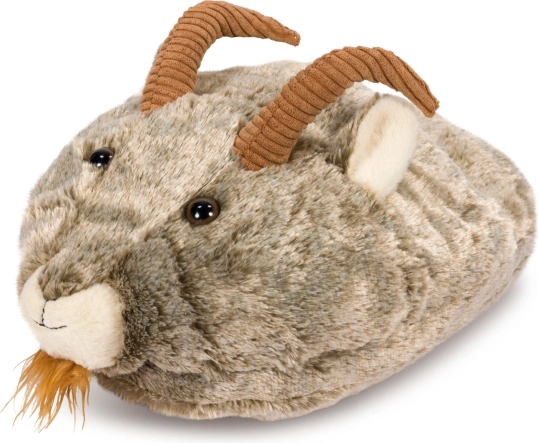 Cozy Noxxiez Heated Plush Slipper Goat