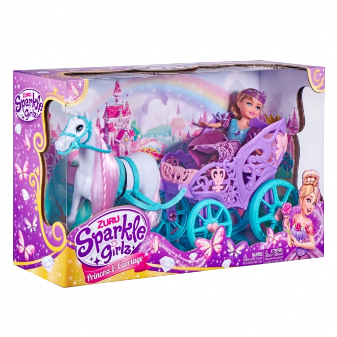 Prinses Sparkle Meisjes met paard en koets