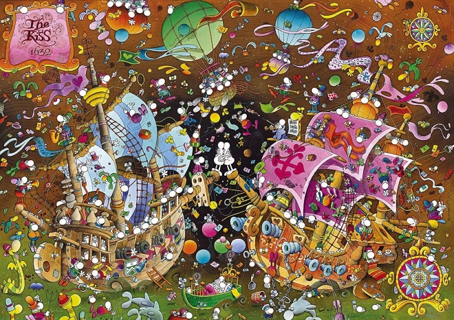 Puzzle 6000 Pieces Mordillo The Kiss