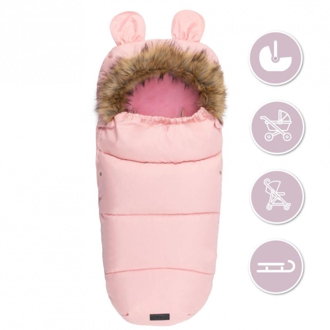 Wintervoetenzak MoMi roze