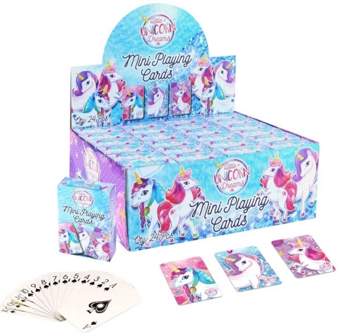 Mini speelkaarten - Eenhoorns (54 kaarten)