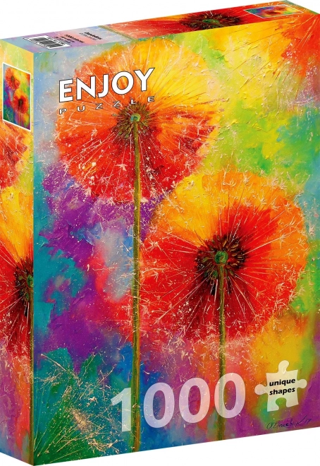 Puzzel paardenbloemen 1000 stukjes