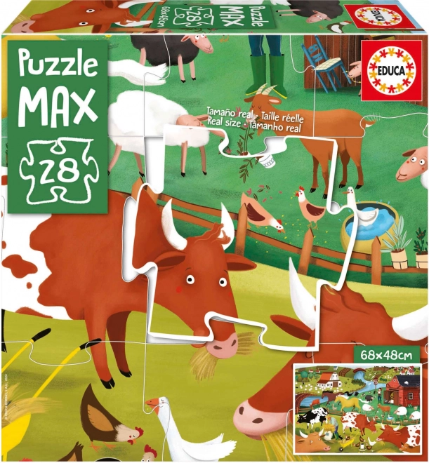 Educa Puzzel Boerderij 28 stukjes