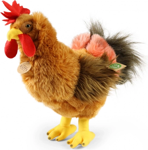 Rappa plush rooster 33 cm eco-friendly