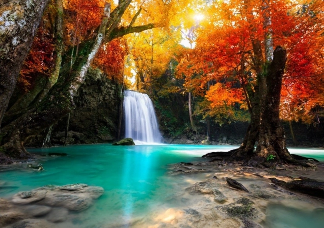 Puzzle Waterfall in the Deep Forest 1500 Pieces