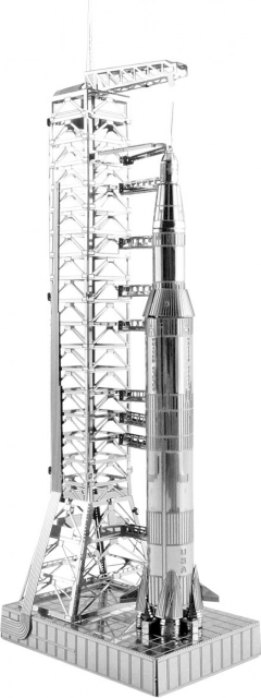 METAL EARTH 3D Puzzle Apollo Saturn V with Launch Tower
