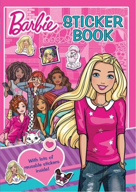 Stickerbuch mit Barbie-Malvorlagen
