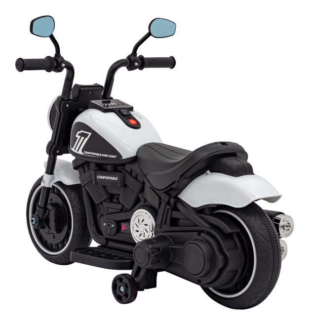 Motorrad Chopper FASTER – Weiß