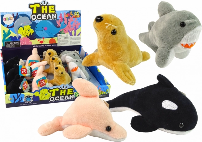 Mini Plush Sea Animals 4 Models