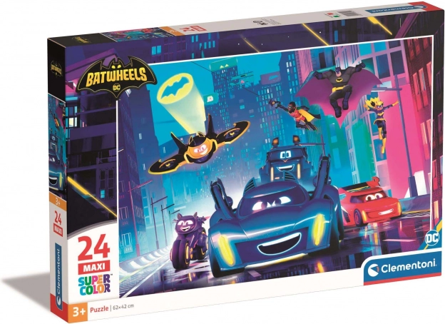 Puzzle Batwheels 24 pièces maxi