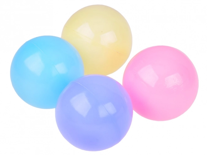 Gekleurde pastel droge ballen 5,5 cm 100 stuks ZA5412