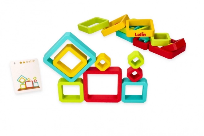 Lelin kinder balancerende geometrische puzzel