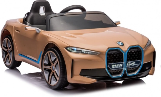 Kids' electric car BMW I4 gold 4x4