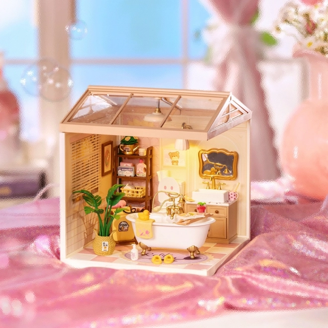 Miniatuurhuisje - meisjesbadkamer