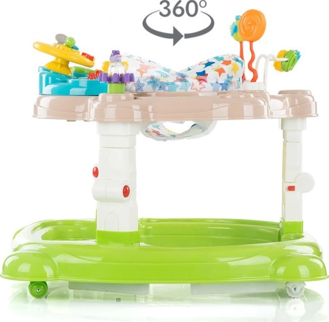 Loopstoeltje Joya Lux 4-in-1 voor kinderen met sterrenpatroon