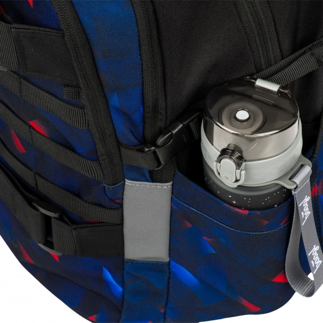 BAAGL Set Rucksack, Federmäppchen und Sporttasche Skate Indigo