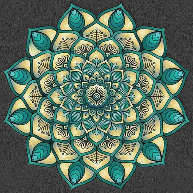 Diamantschilderen Turquoise mandala