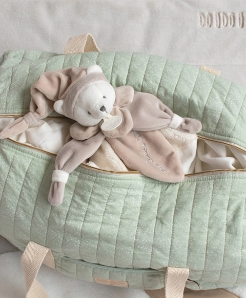 Doudou cadeau set - knuffelbeer 24 cm