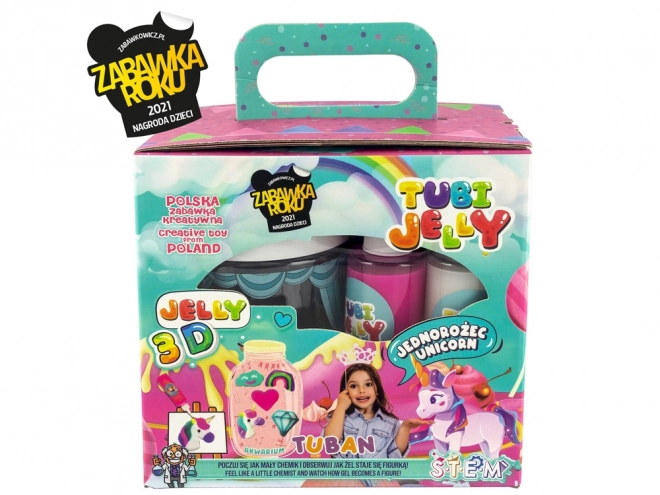 Tubi Jelly Set 6 Colors Small Aquarium Unicorn