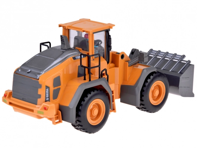 Bulldozer télécommandé avec bras mobile, lumière et son