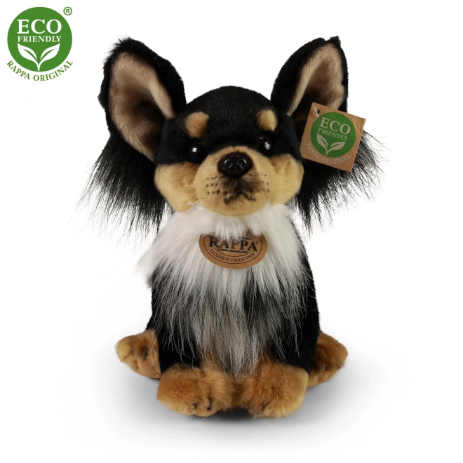 Pluche hond Chihuahua zittend 24 cm ECO-VRIENDELIJK