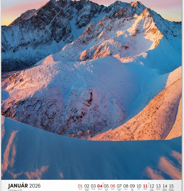 Wandkalender Tatry 2026
