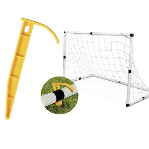 Voetbaldoel + bal + pomp 23459