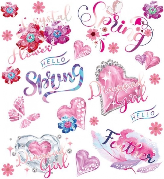 Patches thermocollants de printemps petit format