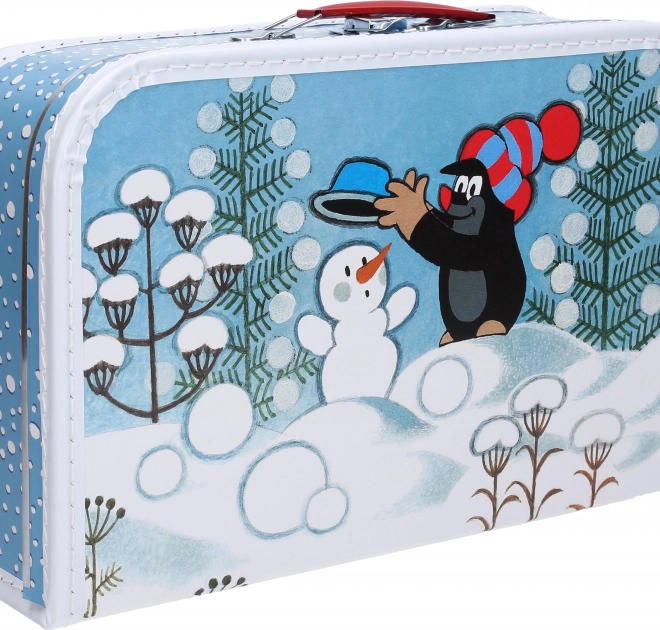 Children's Suitcase Little Mole and Snowman 35cm