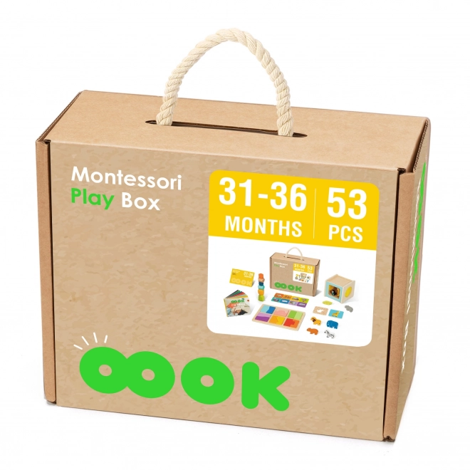 Pädagogische Montessori-Box für Kinder im Alter von 31-36 Monaten