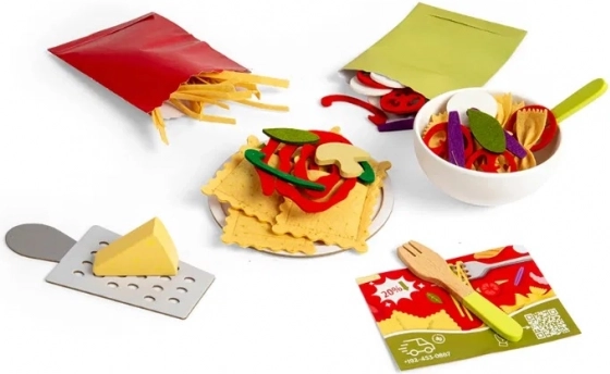 Bigjigs Toys pasta set for two