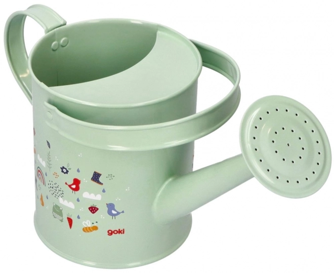 Garden Watering Can with Spring Motif