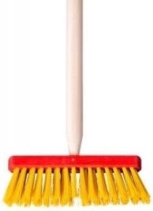 Durable plastic bristles for efficient cleaning