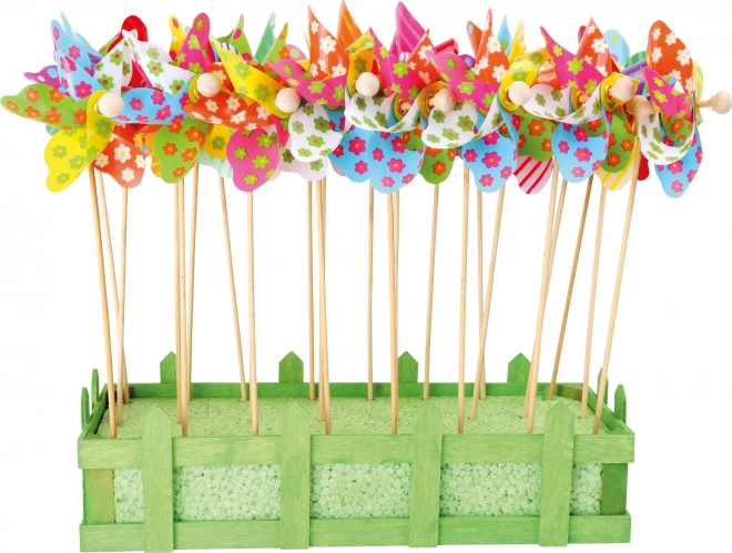 Moulin à vent en bois coloré SMALL FOOT pour enfants