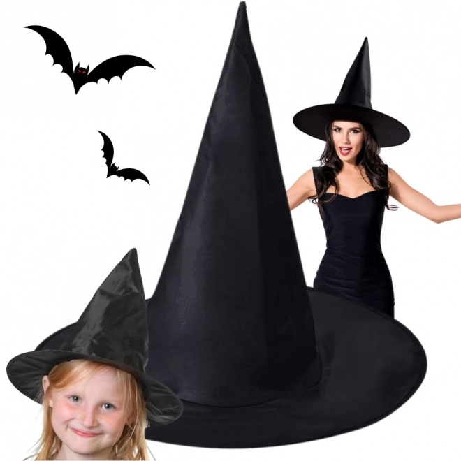 Zwarte toverhoed voor Halloween
