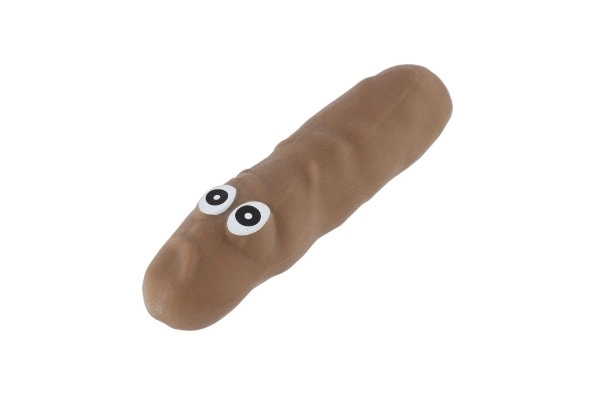 Poep antistress 14cm elastisch vormbaar in zakje 12st in doos