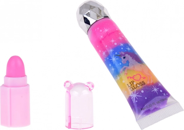 Big Beauty Set Mermaid Eye Shadows Polishes Hair Clips Ties