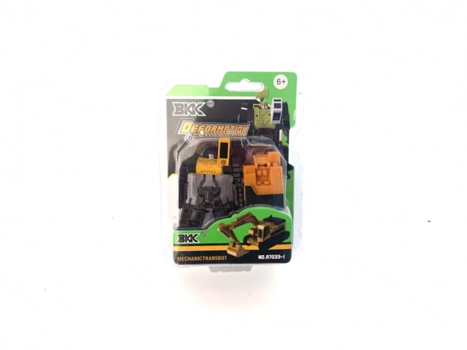 Transformerende robot - graafmachine/bulldozer/tankwagen