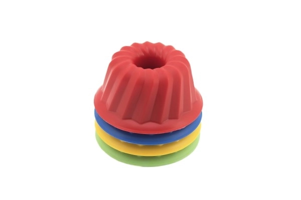 Plastic zandvorm voor tulband ronde 12x7cm 12m+