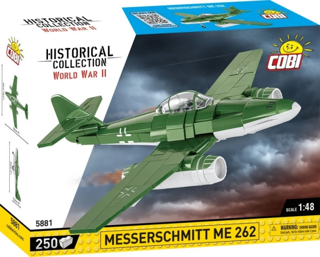 Kit de construction de l’avion Messerschmitt Me 262 – chasseur à réaction de la Seconde Guerre mondiale