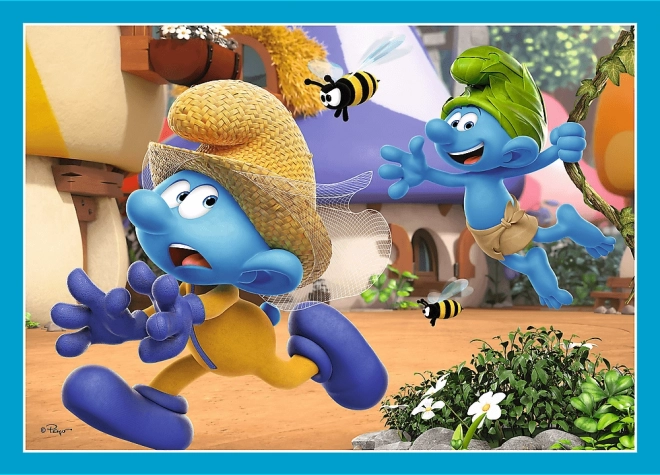TREFL puzzel Smurfendorp 4v1
