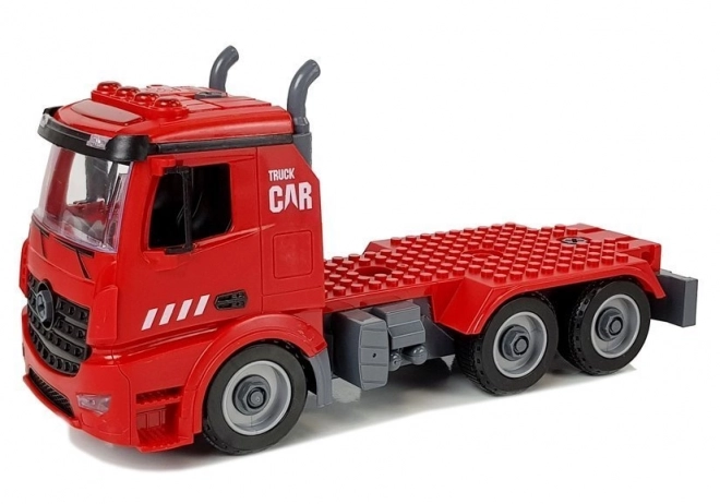 Set DIY Fire Truck 2-in-1 with Interchangeable Lifts