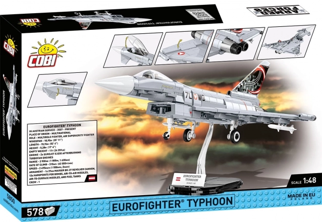 COBI 5850 Forces Armées Eurofighter Typhoon Autriche, 1:48, 578 p
